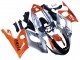 1996-2007 Yamaha YZF600R Thundercat Motorcycle Fairings - Orange Grey Glossy Black Australia
