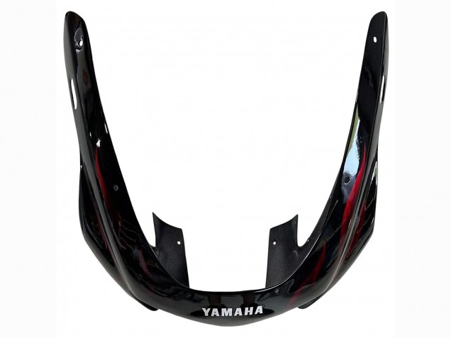 1997-2007 Yamaha YZF 1000R Thunderace Motorcycle Fairings - Black with Dark Red Flame Australia