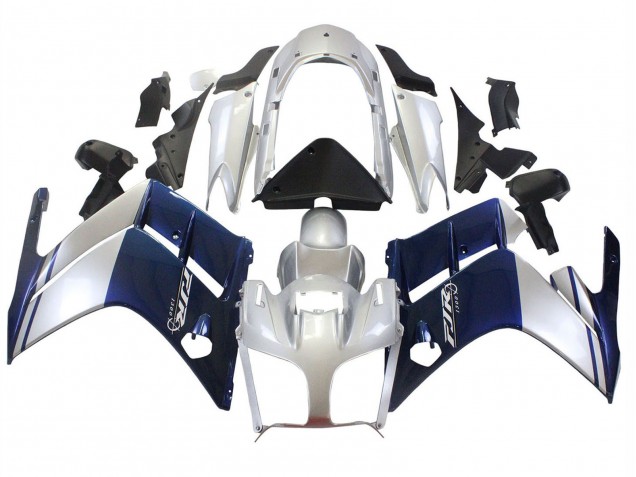2001-2006 Yamaha FJR1300 Motorcycle Fairings - Dark Blue Silver Australia