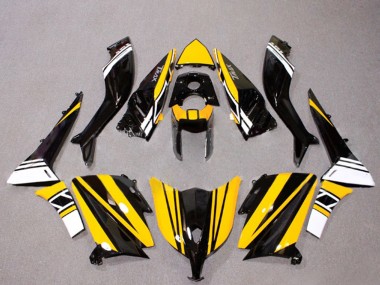Affordable 2012-2014 Yamaha TMAX530 Motorcycle Fairings - Glossy Black Yellow White Australia