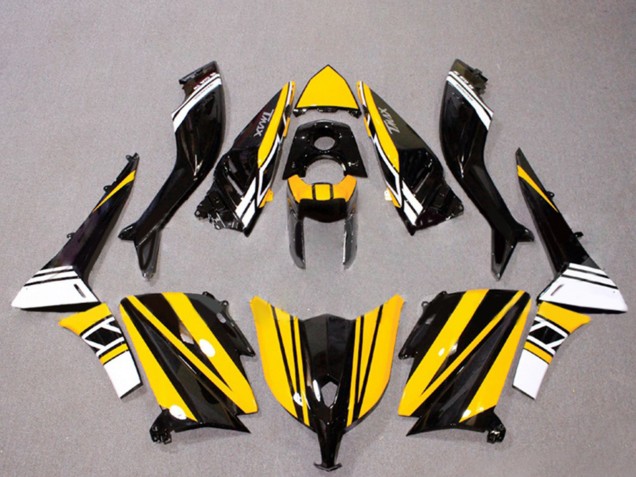 2012-2014 Yamaha TMAX530 Motorcycle Fairings - Glossy Black Yellow White Australia