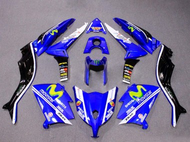 Affordable 2012-2014 Yamaha TMAX530 Motorcycle Fairings - Blue Black White ENEOS MoviStar Yamalube Monster Australia