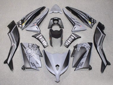 Affordable 2012-2014 Yamaha TMAX530 Motorcycle Fairings - Matte Black Grey ENEOS Yamalube Australia