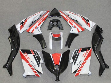 Affordable 2012-2014 Yamaha TMAX530 Motorcycle Fairings - White Red Black Racing Australia