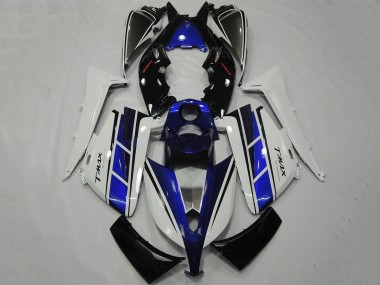 Affordable 2012-2014 Yamaha TMAX530 Motorcycle Fairing - White Blue Black Australia