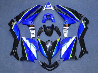 Affordable 2015-2016 Yamaha TMAX530 Motorcycle Fairings - White Blue Black Australia
