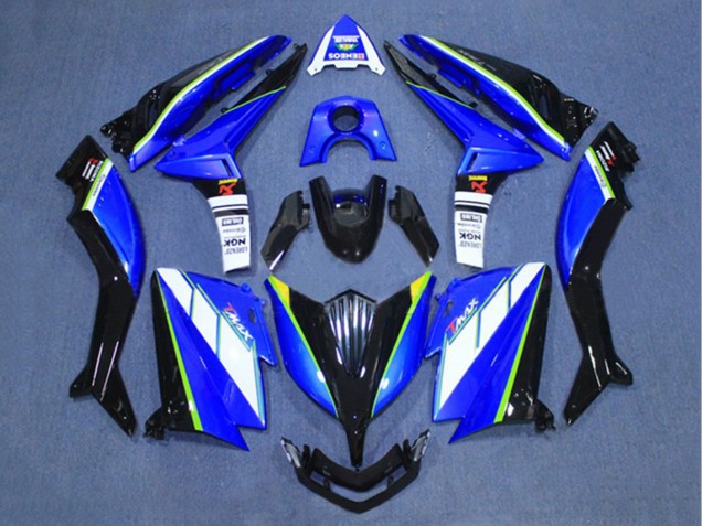 2015-2016 Yamaha TMAX530 Motorcycle Fairings - White Blue Black Australia