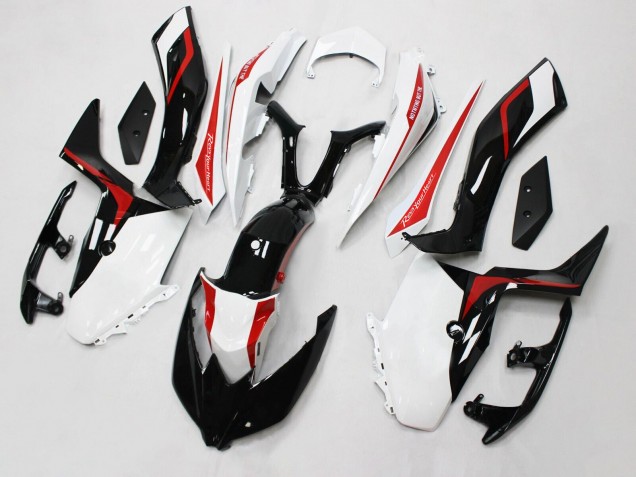 2017-2021 Yamaha XMAX300 Motorcycle Fairings - White Red Glossy Black Australia