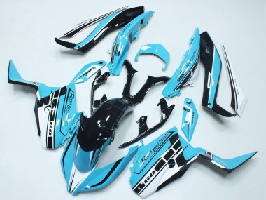 Affordable 2017-2021 Yamaha XMAX300 Motorcycle Fairings - Sky Blue Glossy Black Australia