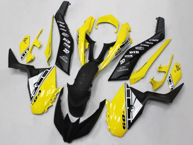 2017-2021 Yamaha XMAX300 Motorcycle Fairings - Yellow White Black Australia
