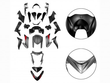 Affordable 2015-2020 Suzuki GSX-S 1000 Motorcycle Fairings - Black Grey Australia
