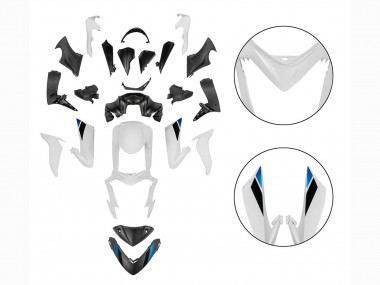 Affordable 2015-2020 Suzuki GSX-S 1000 Motorcycle Fairings - Black White Australia