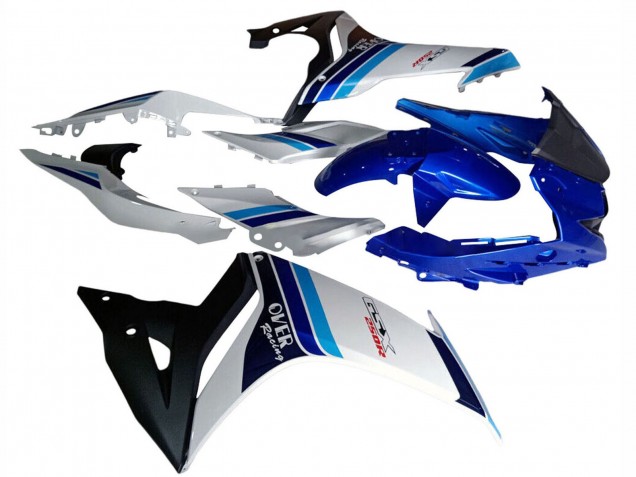 2017-2020 Suzuki GSX250R Motorcycle Fairings - White Blue Black Racing Australia