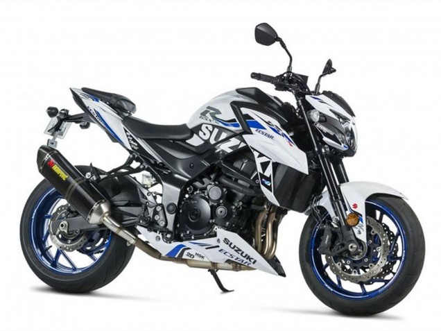 2017-2022 Suzuki GSX-S 750 Motorcycle Fairings - White Blue Ecstar Australia