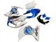 2003-2013 Suzuki SV650 Motorcycle Fairings - White Blue Lucky Strike Motul Australia