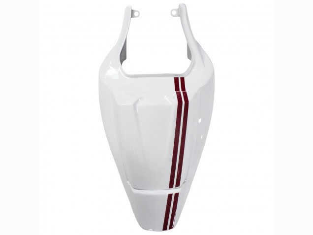 2003-2013 Suzuki SV650 Motorcycle Fairings - White with Dark Red Lines Australia