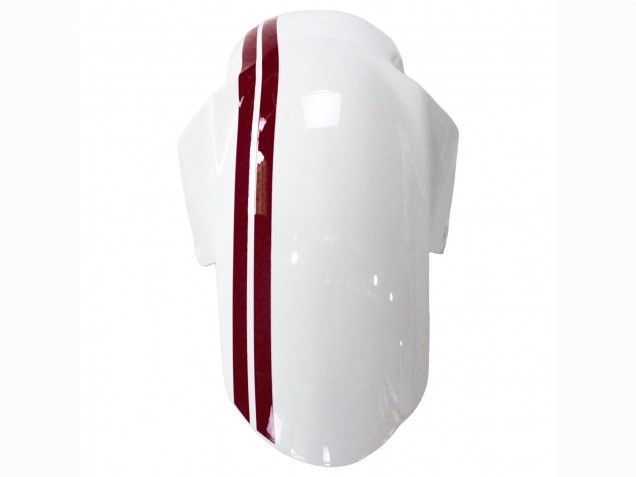 2003-2013 Suzuki SV650 Motorcycle Fairings - White with Dark Red Lines Australia