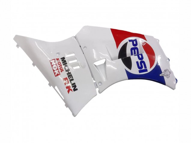 1984-1987 Suzuki RG400 RG500 RG400/500 Motorcycle Fairings - White Red Blue Yellow Motul Michelin Pepsi Australia