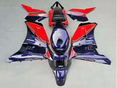 Affordable 1984-1987 Suzuki RG400 RG500 RG400/500 Motorcycle Fairings - Glossy Dark Blue Red Australia