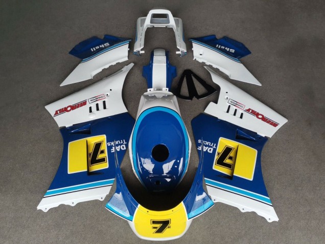 1984-1987 Suzuki RG400 RG500 RG400/500 Motorcycle Fairings - White Blue Yellow 7 Australia