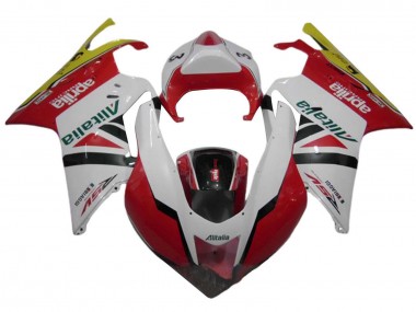 Affordable 2003-2006 Aprilia RSV1000 Motorcycle Fairings - White Red Green Yellow Alitalia Australia