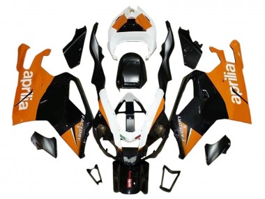 Affordable 2003-2006 Aprilia RSV1000 Motorcycle Fairings - Black Orange White Australia