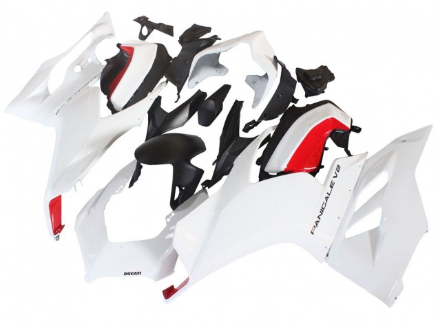 2020-2024 Ducati Panigale V2 Motorcycle Fairings - White Red Matte Black Australia