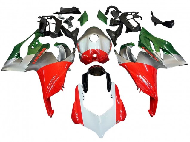 2020-2024 Ducati Panigale V2 Motorcycle Fairings - Silver Red Green Australia