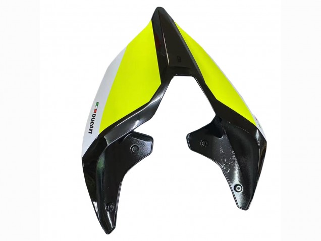 2020-2024 Ducati Panigale V2 Motorcycle Fairings - White Lime Green Glossy Black Stein Dinse VR 46 Australia