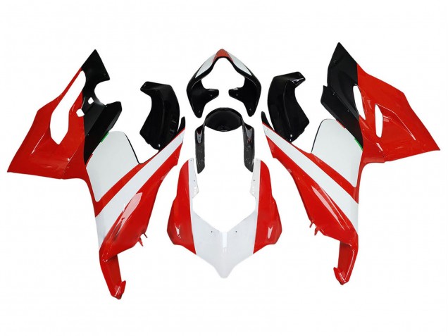 2020-2024 Ducati Panigale V2 Motorcycle Fairing - White Red Glossy Black Australia