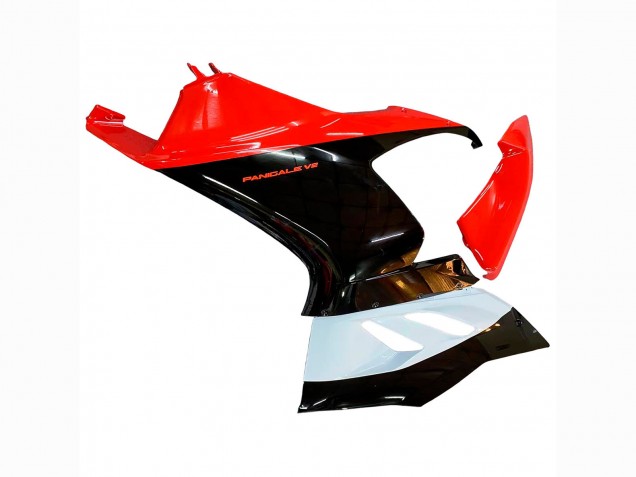 2020-2024 Ducati Panigale V2 Motorcycle Fairing Kits - White Red Glossy Black Australia