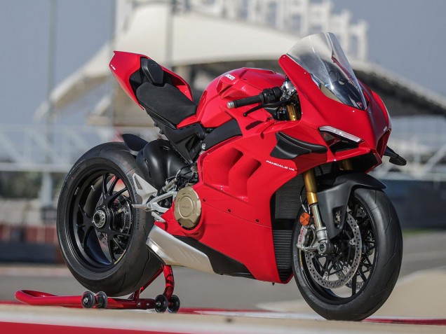 2020-2021 Ducati Panigale V4 V4S Motorcycle Fairing - Red Matte Black Australia