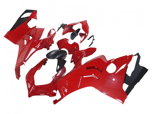 2020-2021 Ducati Panigale V4 V4S Motorcycle Fairing - Red Matte Black Australia