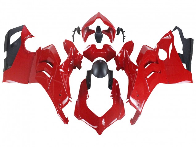 2020-2021 Ducati Panigale V4 V4S Motorcycle Fairing - Red Matte Black Australia