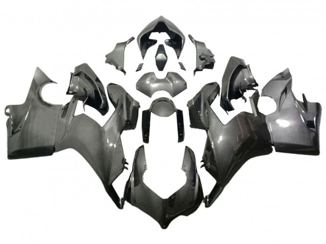 2018-2019 Ducati Panigale V4 V4S Motorcycle Fairings - Black Carbon Fiber Style Australia