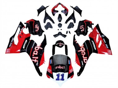 Affordable 2018-2019 Ducati Panigale V4 V4S Motorcycle Fairings - Red Glossy Black Aruba 11 Australia