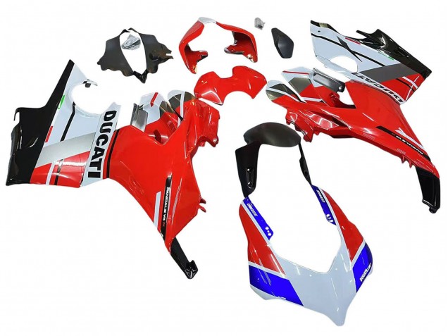 2018-2019 Ducati Panigale V4 V4S Motorcycle Fairings - White Silver Red Glossy Black Australia