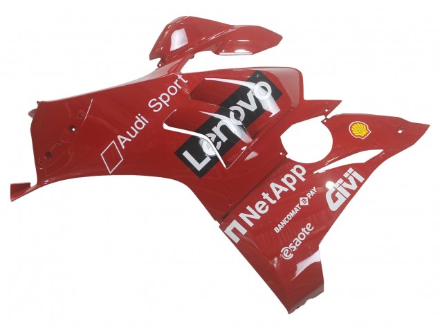 2020-2021 Ducati Panigale V4 V4S Motorcycle Fairing - Red Glossy Black Lenovo 117 Australia
