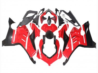 Affordable 2020-2021 Ducati Panigale V4 V4S Motorcycle Fairings - Red Glossy Black Australia