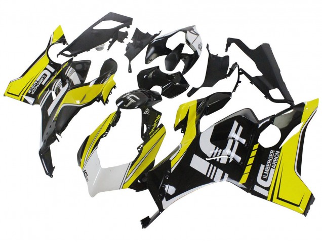 2020-2021 Ducati Panigale V4 V4S Motorcycle Fairings - Yellow White Glossy Black Australia