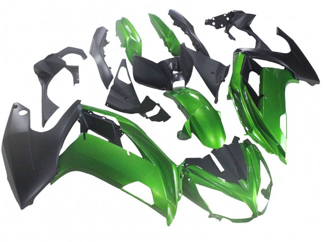 2005-2010 BMW K1200S Motorcycle Fairings - Green Matte Black Australia