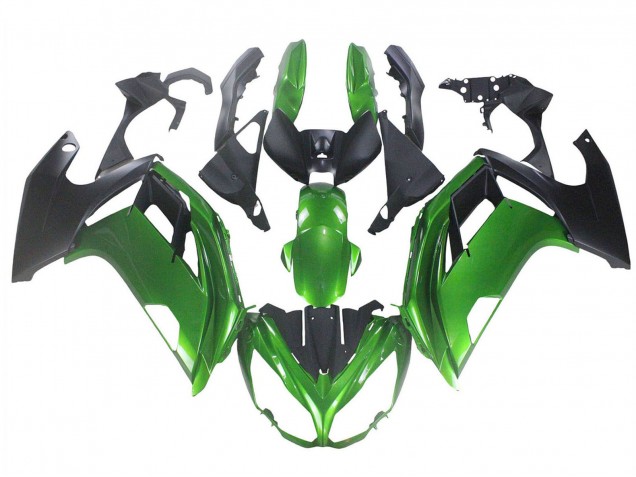 2005-2010 BMW K1200S Motorcycle Fairings - Green Matte Black Australia