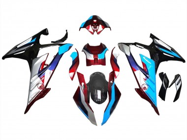 Affordable 2023-2024 BMW S1000RR Motorcycle Fairings - Silver Red Blue Black Australia