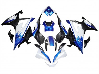 Affordable 2023-2024 BMW S1000RR Motorcycle Fairings - White Blue Black Carbon Fiber Australia