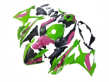 Affordable 2023-2024 BMW S1000RR Motorcycle Fairings - Pink Green Black Australia