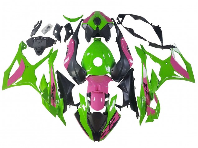 2023-2024 BMW S1000RR Motorcycle Fairings - Pink Green Black Australia