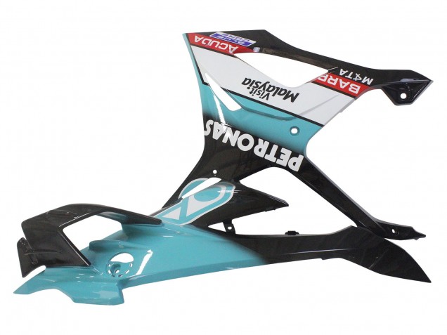 2023-2024 BMW S1000RR Motorcycle Fairings - Light Blue Matte Black Petronas Australia