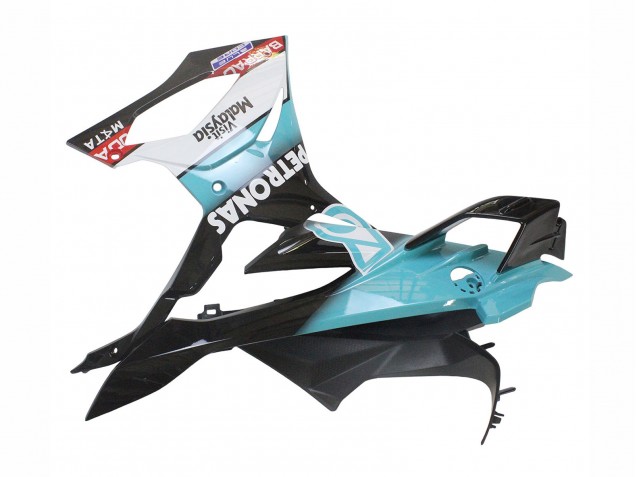 2023-2024 BMW S1000RR Motorcycle Fairings - Light Blue Matte Black Petronas Australia