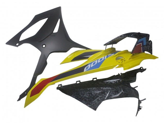 2023-2024 BMW S1000RR Motorcycle Fairings - Yellow Carbon Fiber Australia