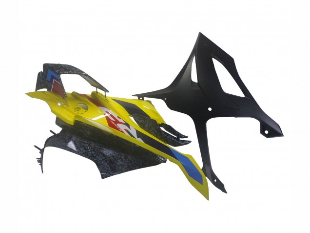 2023-2024 BMW S1000RR Motorcycle Fairings - Yellow Carbon Fiber Australia
